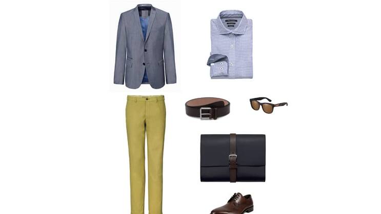 Business-Outfit für den Mann: Der Look ist modisch und unaufdringlich zugleich ist. PR