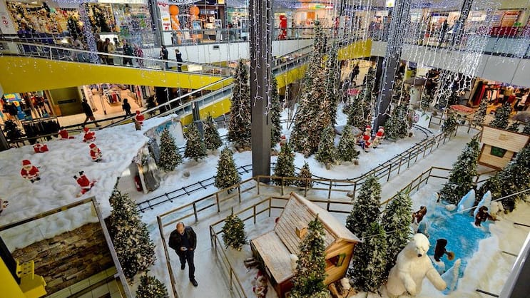 17 Prozent Umsatzeinbusse zwischen 2010 und 2012: Shoppingcenter Serfontana in Morbio TI.