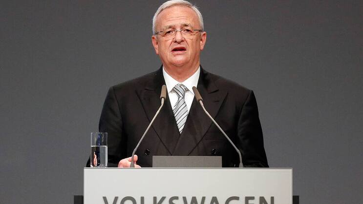 Martin Winterkorn: Rücktrittsforderungen an den VW-Chef werden laut.   Keystone