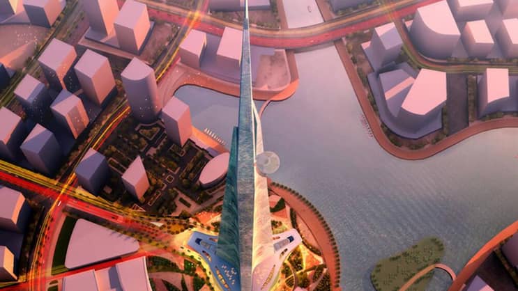 Soll 1000 Meter hoch werden: der «Jeddah Tower» in Dschidda.Adrian Smith/Gordon Gill Architecture