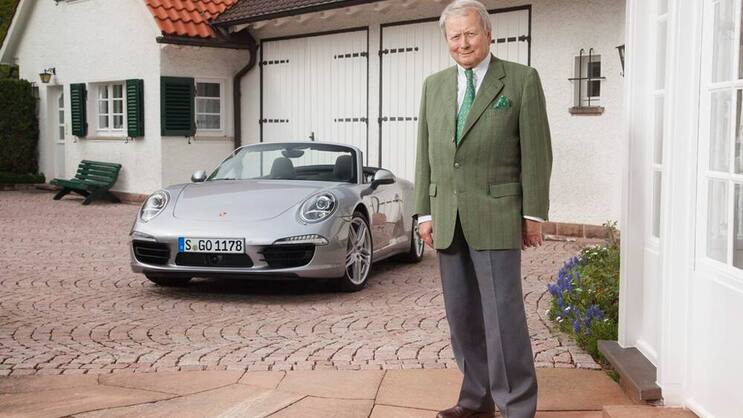 Das Oberhaupt des Familienklans hält sich zurück: Wolfgang Porsche.  Keystone