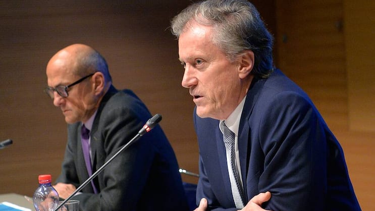 Jörg Zulauf und Herbert Bolliger: Migrosführung für Vögele-Beteiligung in der Kritik. Keystone