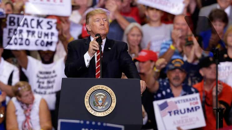 Donal Trump: In Phoenix blendet er die Rolle des Präsidenten einfach aus. Keystone