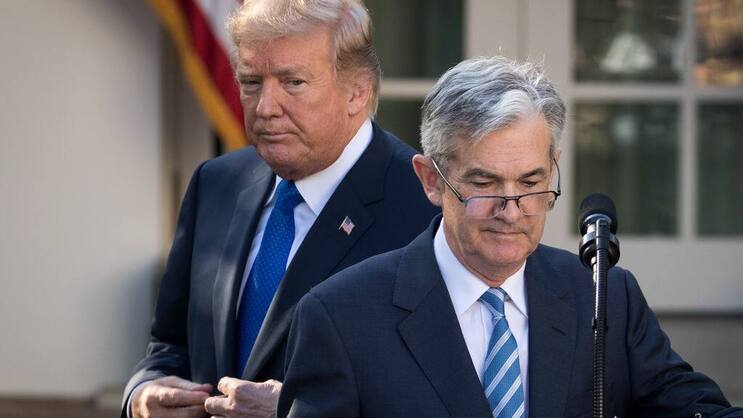 Trotz Senkung kritisierte Donald Trump US-Notenbank-Chef Jerome Powell weiter.