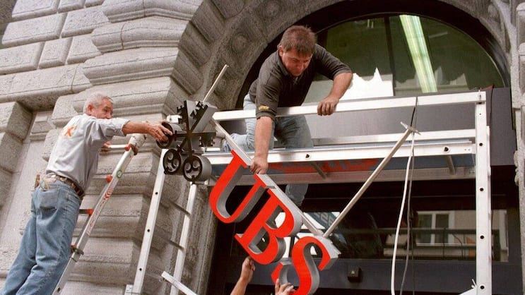 Namenswechsel zur neuen UBS: Filialen der früheren SBG und des SBV wurden umbenannt.