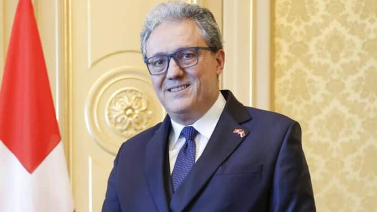 Der serbische Botschafter Ivan Trifunovic.