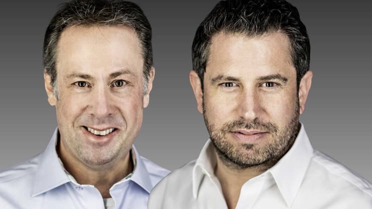 Die GenTwo-Gründer Philippe Naegeli (rechts) und Patrick Löpfe arbeiten im Hintergrund für fast 270 Finanzintermediäre.