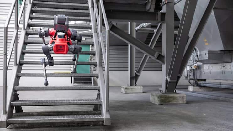 Der treppensteigende Roboter von Anybotics: Das Unternehmen ist ein Beispiel für ein erfolgreiches Schweizer Deep-Tech-Start-up.