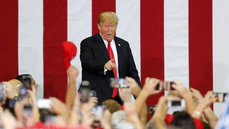 US-Präsident Trump: Die «midterm elections» werden zur Feuerprobe seiner Politik.