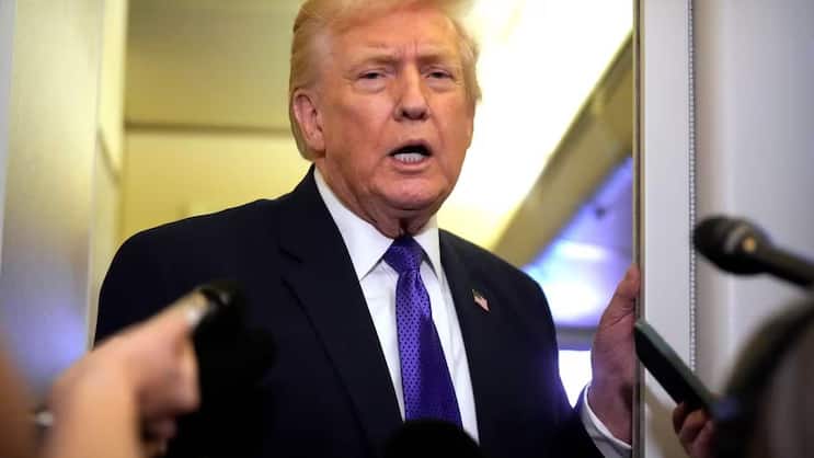 US-Präsident Donald Trump enerviert sich erneut über das Telefongespräch mit der damaligen Bundespräsidentin Karin Keller-Sutter, die er als "Premierministerin" bezeichnet. (Archivbild)