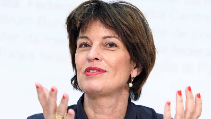 Wann geht Doris Leuthard? Spätestens in der Herbstsession soll es so weit sein.