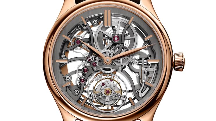 Endeavour Tourbillon Skeleton: Mechanisches Wunderwerk im 40-Millimeter-Rotgoldmantel. Preis: 85’400 Fr.