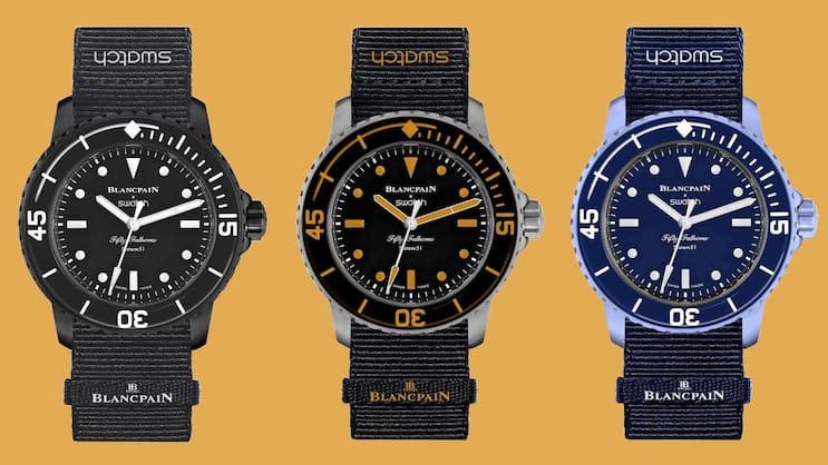 Blancpain x Swatch: So könnten die Fifty Fathoms aussehen.