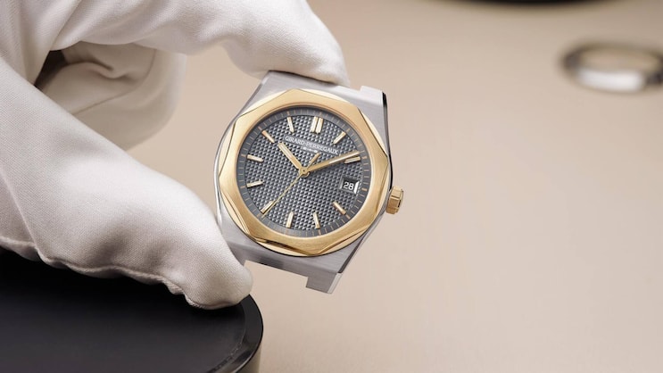Die Schweizer Uhrenmarke Girard-Perregaux präsentiert die Laureato Fifty, eine Neuauflage ihres klassischen Sport-Chic-Modells.