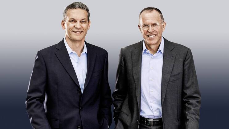 Gut erholt: Arnd Kaldowski (l.) und Präsident Robert Spoerry sind mit Sonova wieder auf Wachstumskurs.