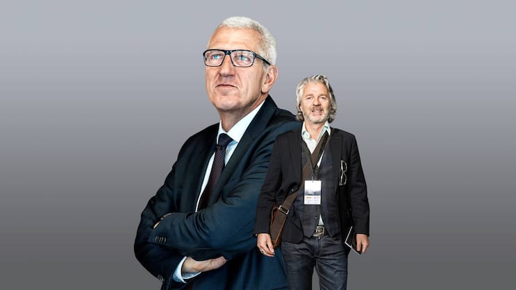 Ex-Raiffeisen-Chef Pierin Vincenz (l.) und sein engster Mitstreiter in allen Lebenslagen: Beat Stocker.