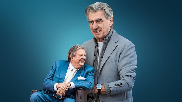 Kein Grund zur Besorgnis: Swatch-Chef Nick Hayek (r.) und Richemont-Präsident Johann Rupert dürften das Schlimmste bald überstanden haben.