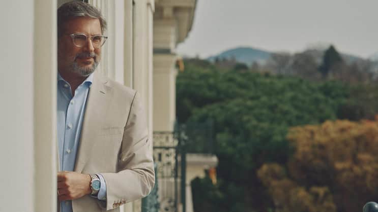 Guido Terreni ist CEO der Luxusuhrenmarke Parmigiani Fleurier, die zur Sandoz-Stiftung gehört.