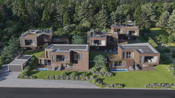 Murat und Hakan Yakin bauen in Unterengstringen ZH fünf moderne Villen.