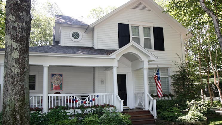 American Flags On Homes