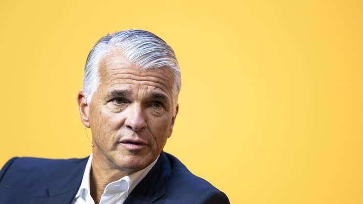 Um das Eigenkapital der Tochtergesellschaften dreht sich auch der Streit zwischen dem Bund und der UBS: UBS-CEO Sergio Ermotti. 
