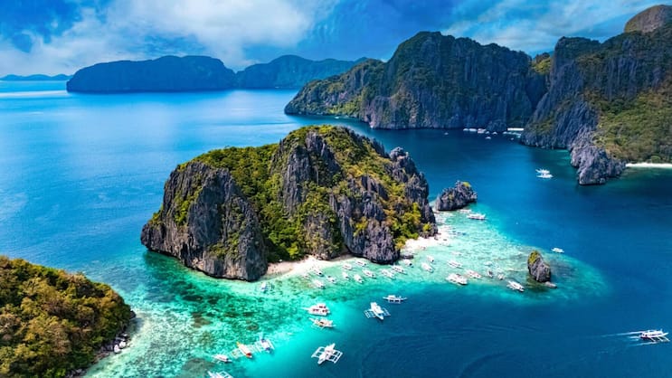 Die Insel Palawan, die zu den Philippinen gehört, ist ein Naturwunder.