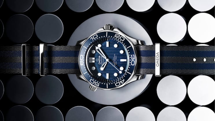 Seamaster Diver 300M, die Uhr mit Nato-Bändeli zum 60-Jahr-Jubiläum von James Bond.