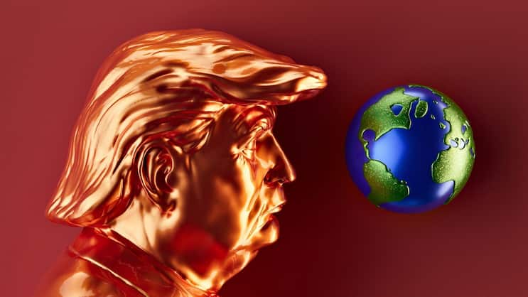 Trump Zölle Politik Symbolbild