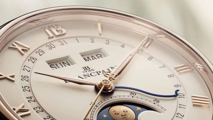 Ein Vollkalender mit Mondphase findet sich bis heute in der Kollektion von Blancpain. zvg