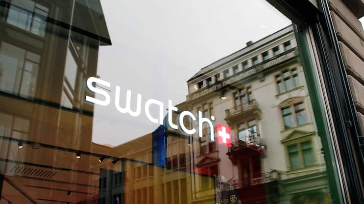 Swatch-Verkaufsgeschäft an der Zürcher Bahnhofstrasse.