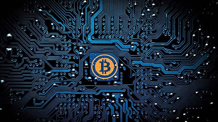 Illustration der Digitalwährung Bitcoin.