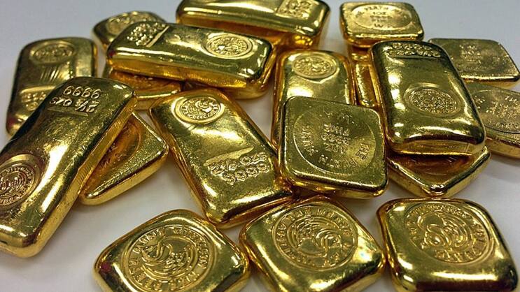 Glänzend und wertvoll: Goldbarren.