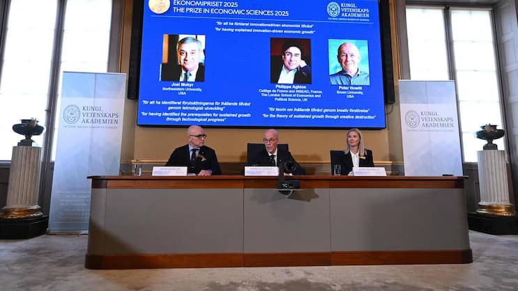 Joel Mokyr, Philippe Aghion und Peter Howitt heissen die neuen Nobelpreisträger für Wirtschaftswissenschaften.