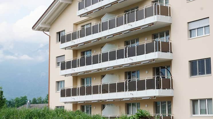 Wohnhaus in der Schweiz.