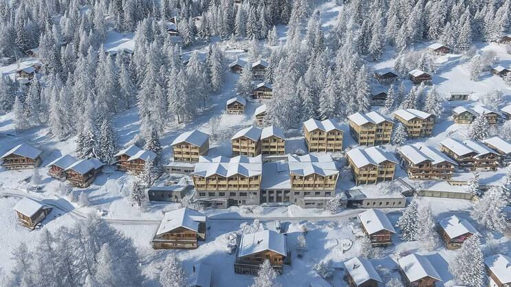 Wenige Hundert Meter von der Talstation in Bellwald entfernt soll ein Hotelkomplex mit 198 Betten entstehen.