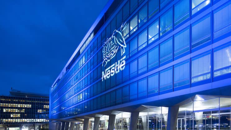 Das Hauptquartier von Nestlé in Vevey.