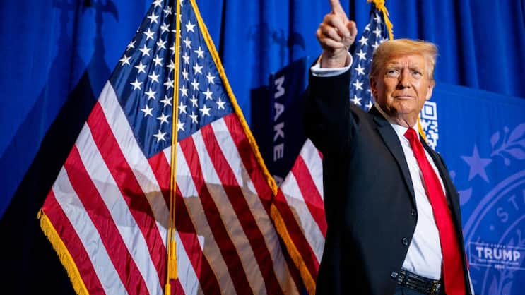 Trump wirft mit Zöllen um sich.