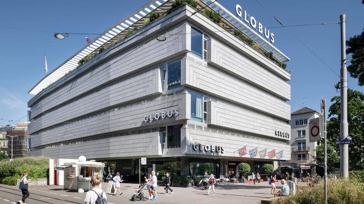 Plötzlich rund 100 Millionen Franken weniger wert: Globus-Warenhaus in Zürich.