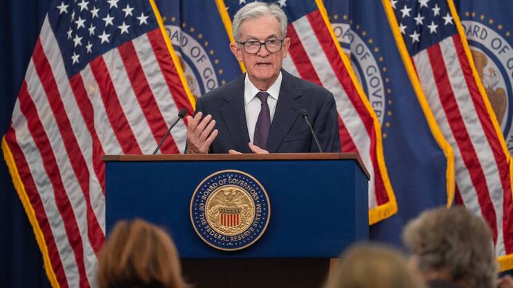 Die Fed mit Chef Jerome Powell senkt die Leitzinsen erneut.