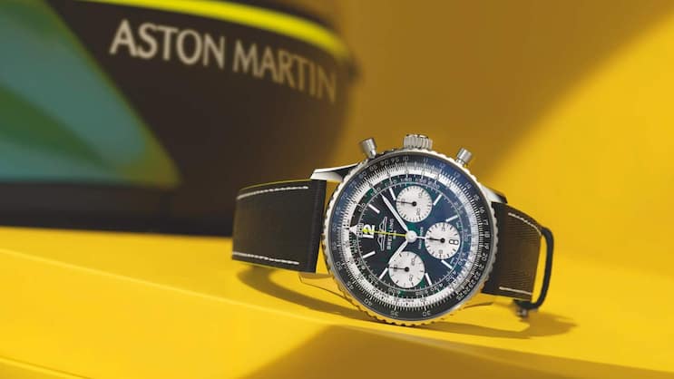 Breitling wagt den Sprung in die Formel 1 und setzt auf eine Partnerschaft mit Aston Martin.