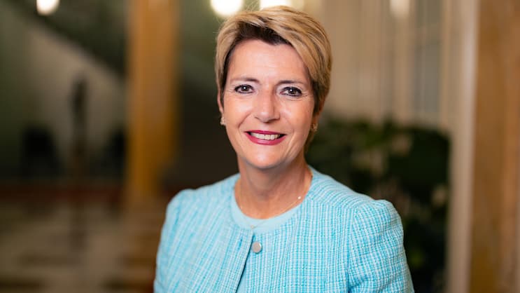 Finanzministerin Karin-Keller Sutter ebnet Banken den Weg in den britischen Markt.