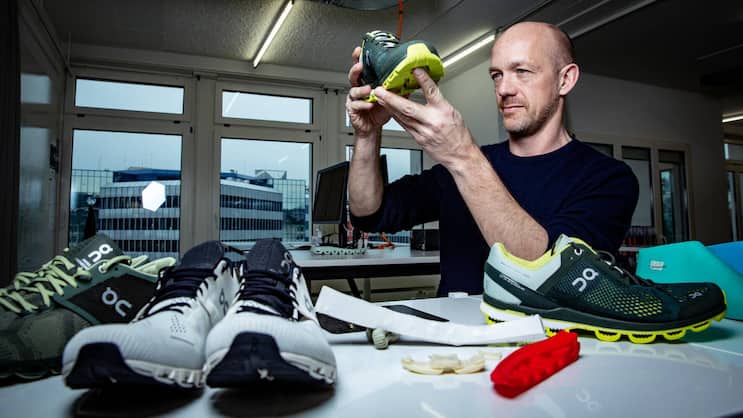 Die Sportschuhmarke On des Mitgründers David Allemann erzielt in den USA immer höhere Umsätze.