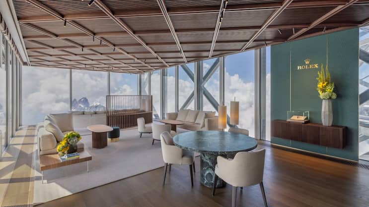 Mitten im Schweizer Bergidyll trifft Luxus auf spektakuläre Architektur.