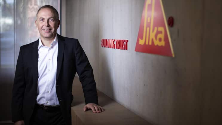 Der Sika-CEO Thomas Hasler ist Herr über ein Unternehmen mit 34’000 Mitarbeitenden in 102 Ländern.