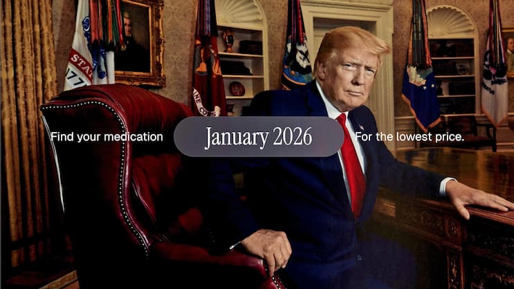 US-Präsident Donald Trump inszeniert sich zum baldigen Start von TrumpRx.gov als Grandpa der Nation.