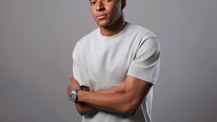 Superstar Kylian Mbappé wirbt für Hublot.