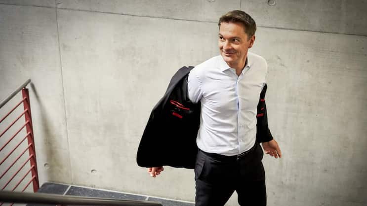«Ich bin sehr zugänglich»: Manor-CEO Stéphane Maquaire am Hauptsitz in Basel.