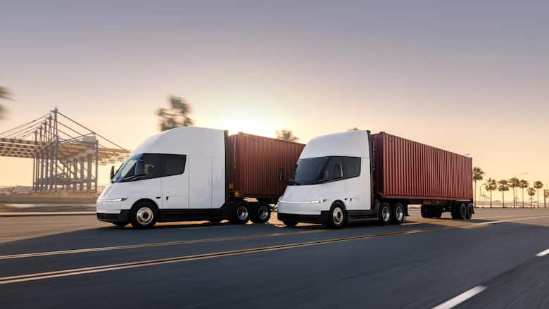 Die Serienproduktion des Tesla Semis hat sich über viele Jahre verzögert.