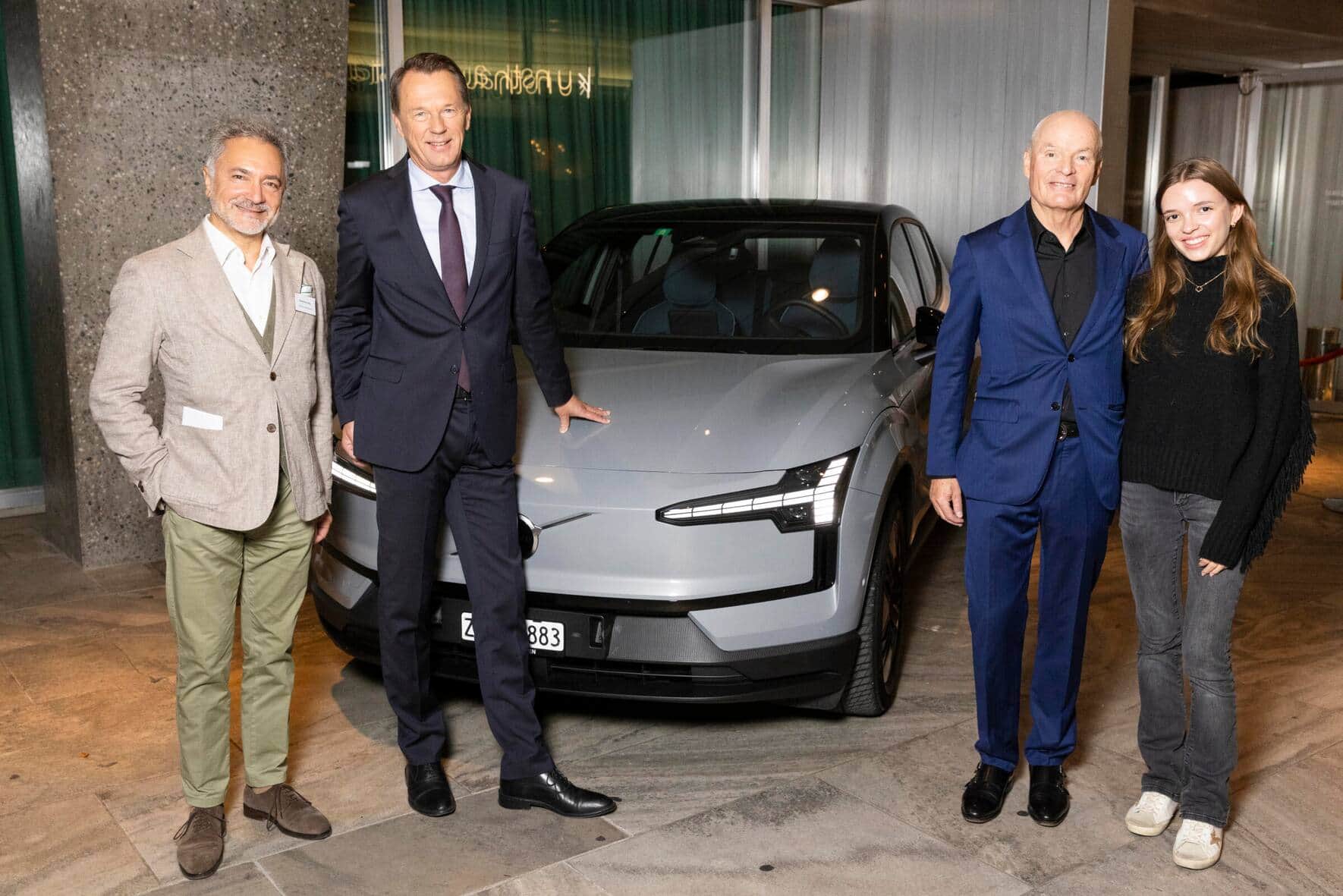 v.l. Domenico Gaito, Dirk SchÃ¼tz , Peter Friedli (und Tochter?)