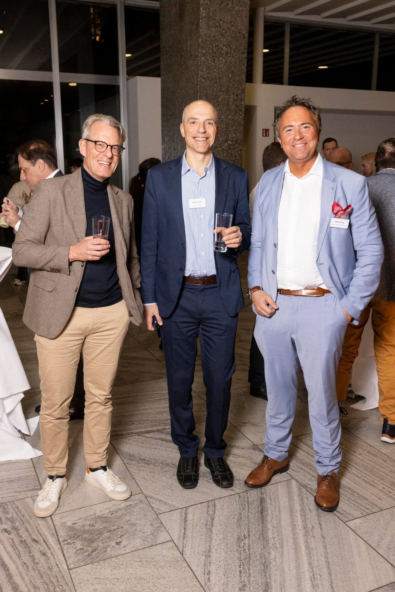 v.l. Thomas Passen, Stefano Santinelli, Raphael Frangi